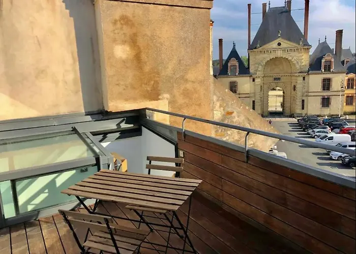 Vue Chateau Fontainebleau - Chez Lydia